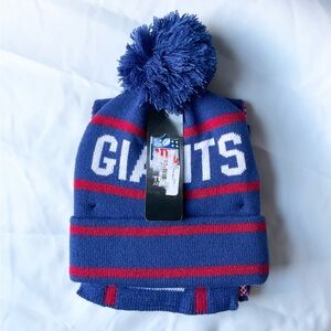 New York Giants Unisex Beanie & Scarf Set